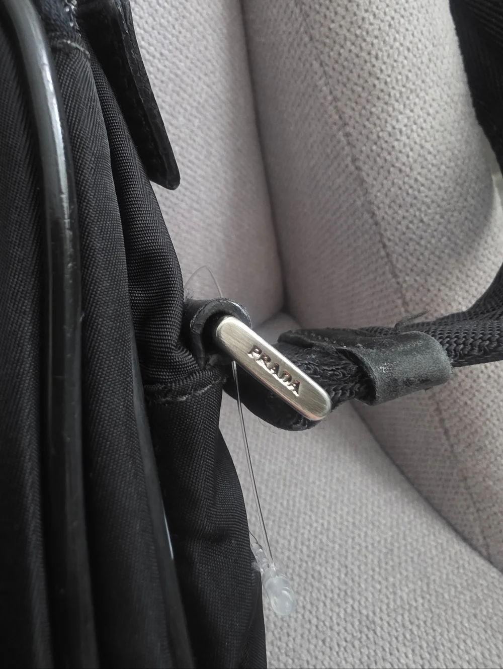 Prada black nylon